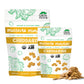 Mustache Munchies "Cheddarish" Crackers, Snacks, Green Mustache, Mustache Munchies, healthy organic vegan gluten-free snack crackers