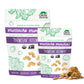 Mustache Munchies "Parmesan Rosemary" Crackers, Snacks, Green Mustache, Mustache Munchies, healthy organic vegan gluten-free snack crackers